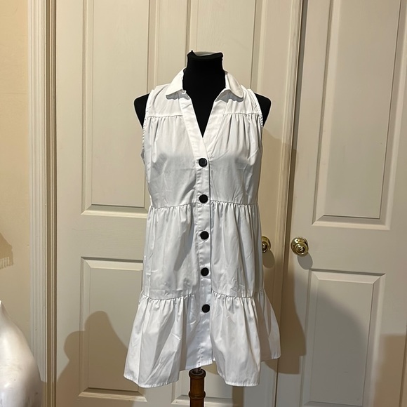 Purple Rain Tiered Mini Dress. Medium. NWT - Picture 1 of 7